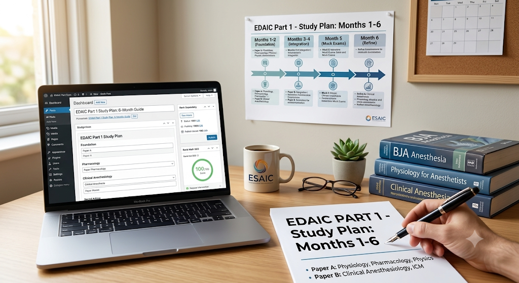 EDAIC Part 1 Study Plan: 6-Month Preparation Guide EDAIC part 1 study plan